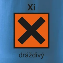 Xi Dráždivý - Výstražná tabulka na tričku