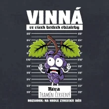 Vinná réva odsouzena Tramín červený