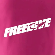 Freedive - nápis s potápěčem