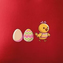 Evoluce vajíčka - velikonoce - kuře