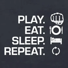 MMA eat sleep repeat