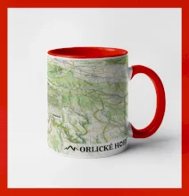 Hrnek - Orlické hory mapa