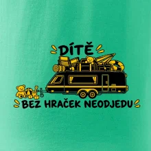 Dítě bez hraček neodjedu rodinný karavan