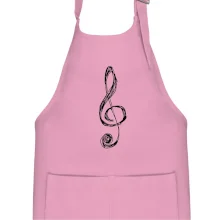 Houslový klíč kreslený