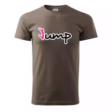Jump - nápis a panáček