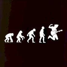 Evoluce kytarista - výskok