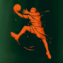 Basketball player splash