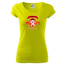 Narozena v Československu - Přelepený znak 1973