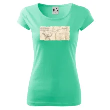 Mapa Báňské dráhy z Moravské Ostravy do Doubravy