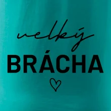 Velký brácha - nápis na prsou