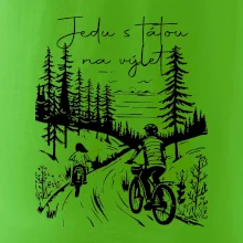 Cyklistika  - Jedu s tátou na výlet - Táta a dcera