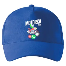 Karikatura motorka silnice volá