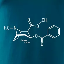 Molekulární struktura Cocaine Kokain
