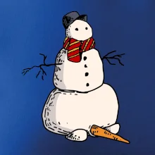 Sněhulák se spadlým nosem