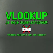 Vlookup moje superschopnost
