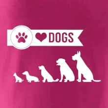 I love dogs - tlapka