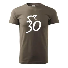 Cyklista slaví třicítku (30)