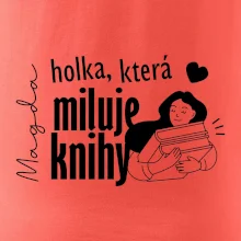 Černobílá holka, která miluje knihy - Vaše jméno