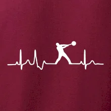 EKG hod kladivem muž
