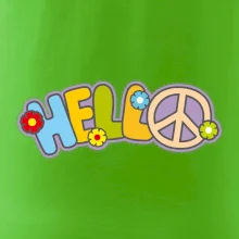 Hello hippie symbol