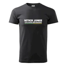 Nitrox junkie zelenožlutá linka pod nápisem