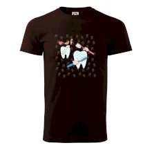 Zubařské tričko - kartáček a jídlo