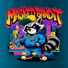 Mýval - masked bandit grafitti
