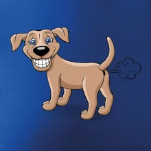 Prdící pes kreslený (Hana-creative)