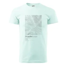 Praděd - vrstevnice v obdélníku