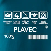 Čárový kód  - Plavec