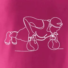 Kitebell posilování jedním tahem