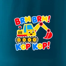 Dětský bagr brm brm kop kop