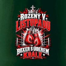 Listopadový boxer s úderem krále