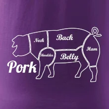 Prase nákres rozřezání