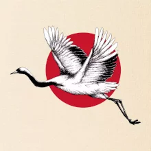 Japan culture - čáp