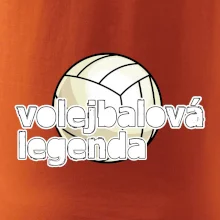 Volejbalová legenda - bílé písmo