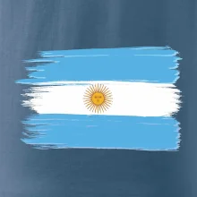 Argentina vlajka kreslená štětkou