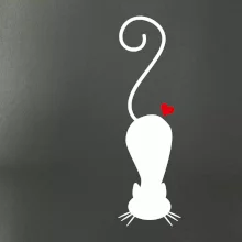 Zamilovaná kočka ležící