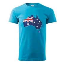 Austrálie - vlajka mapa