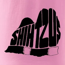 Shih-tzu - nápis v těle