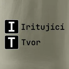 IT Nápis Iritující Tvor