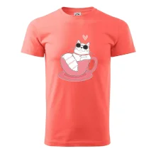 Hustá kočka v hrníčku