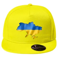 Ukrajina vlajka mapa