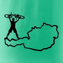 Cyklista - Mapa Rakouska