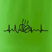 EKG zrna kávy