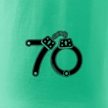 Narozeninové tričko pro policajta - pouta 70