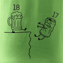 Pivo narozeniny - útes 18 let