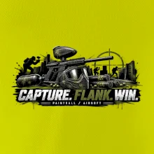 Taktika capture flank win paintball