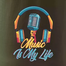 Music is my life sluchátka