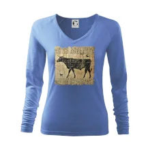 Egyptské hieroglyfy kráva